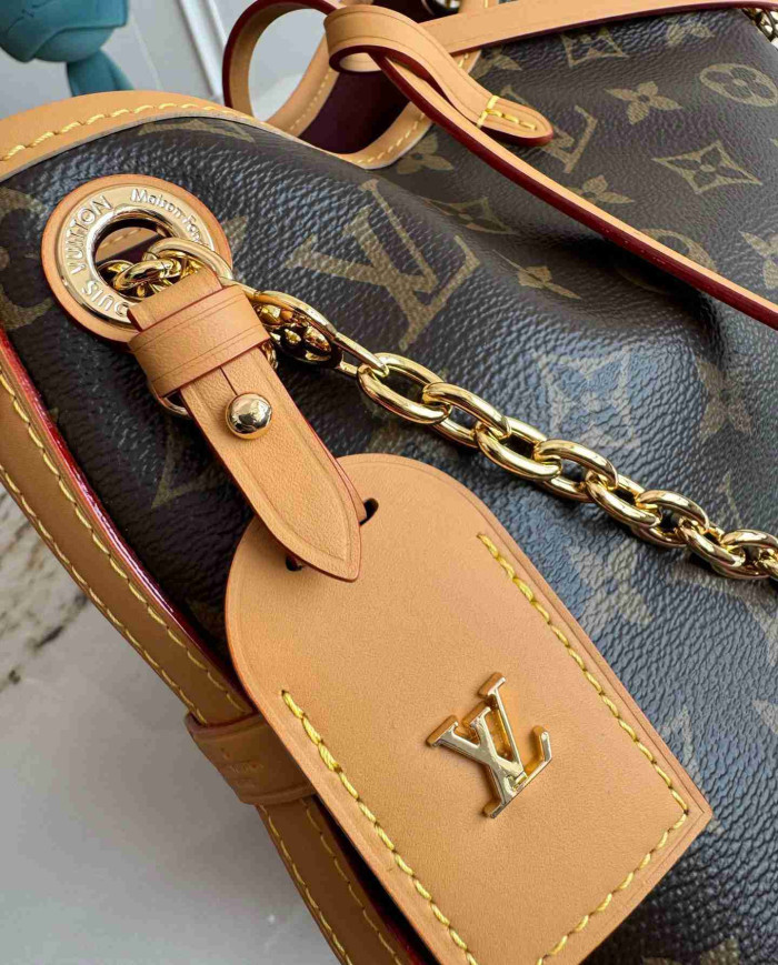 LV Monogram Empreinte Leather Felicie Chain Bag