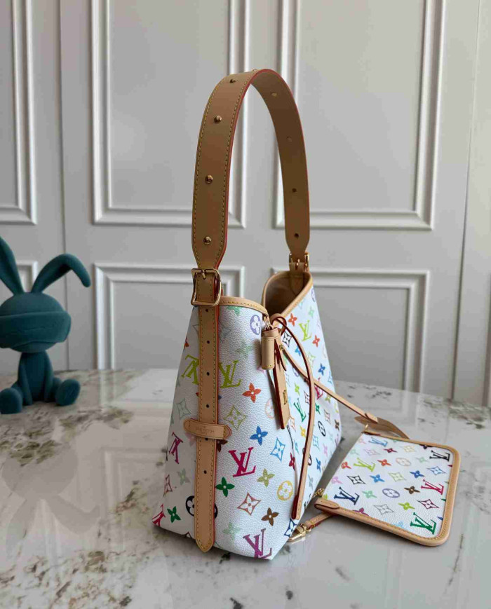 LV Monogram Multicolore Carryall PM