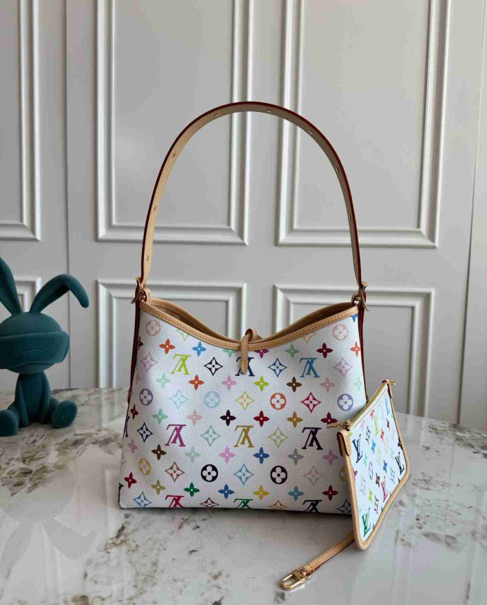 LV Monogram Multicolore Carryall PM