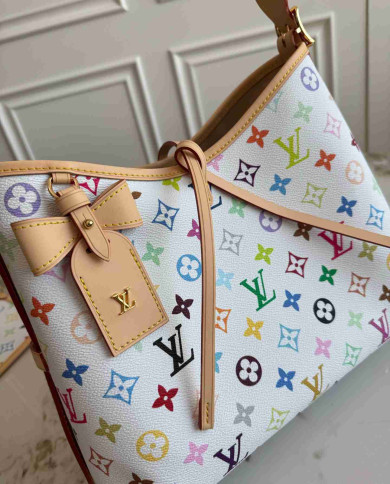 LV Monogram Multicolore Carryall PM