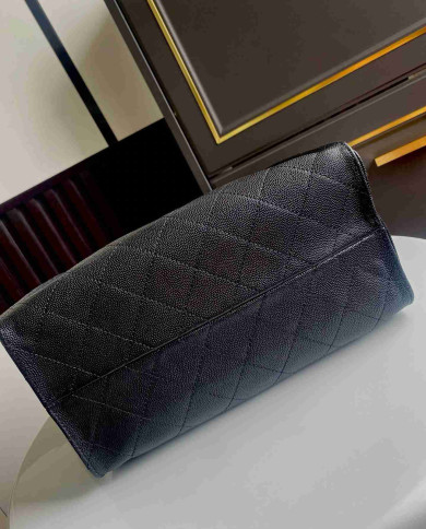 Chanel Drawstring Bucket Bag with Chain