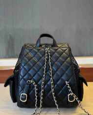 Chanel Mesh and Lambskin Backpack