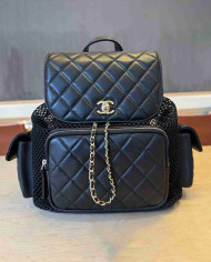 Chanel Mesh and Lambskin Backpack
