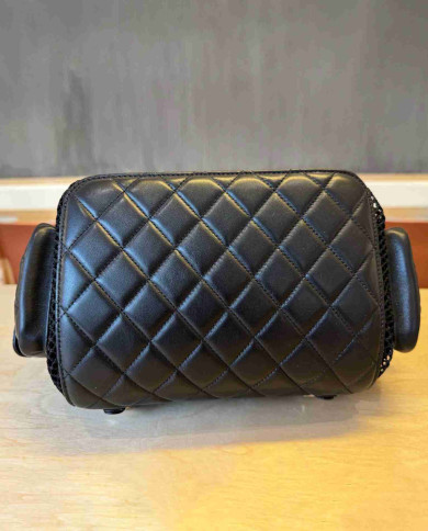 Chanel Mesh and Lambskin Backpack