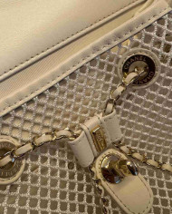 Chanel Mesh and Lambskin Backpack