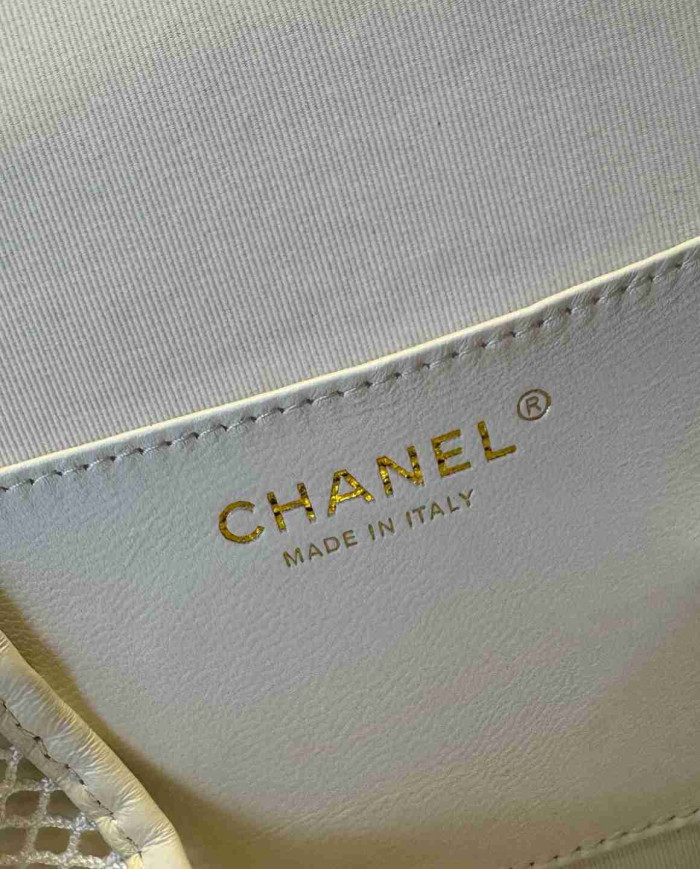 Chanel Mesh and Lambskin Backpack