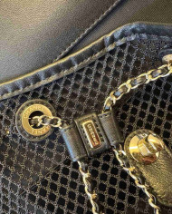 Chanel Mesh and Lambskin Backpack