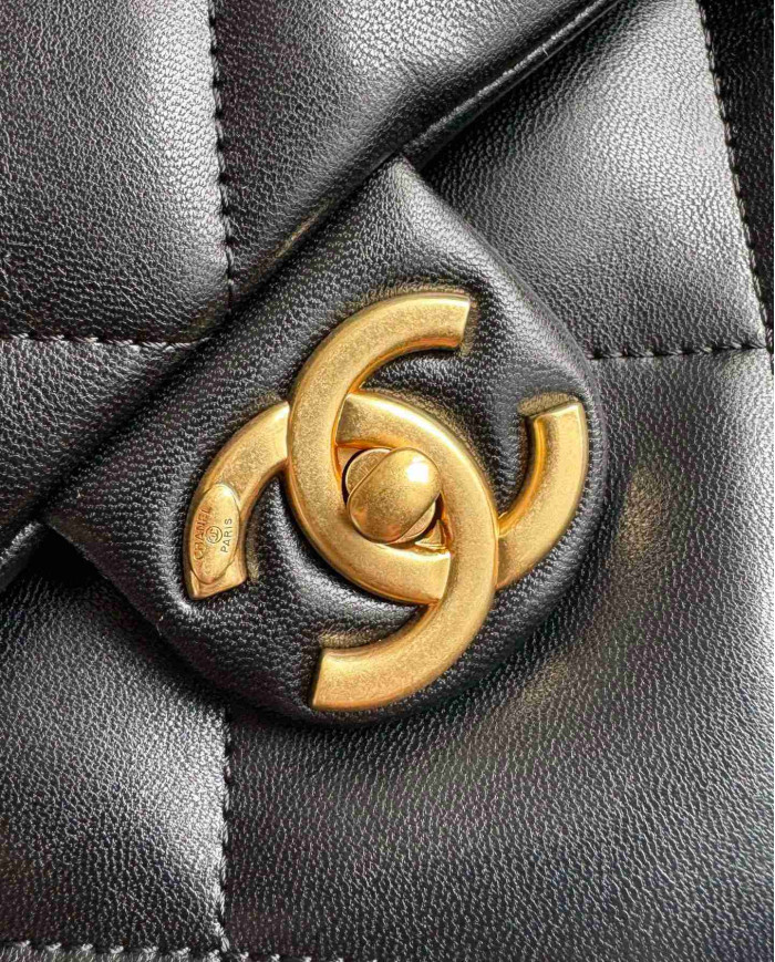 Chanel Quilted Shopping Bag with Chain