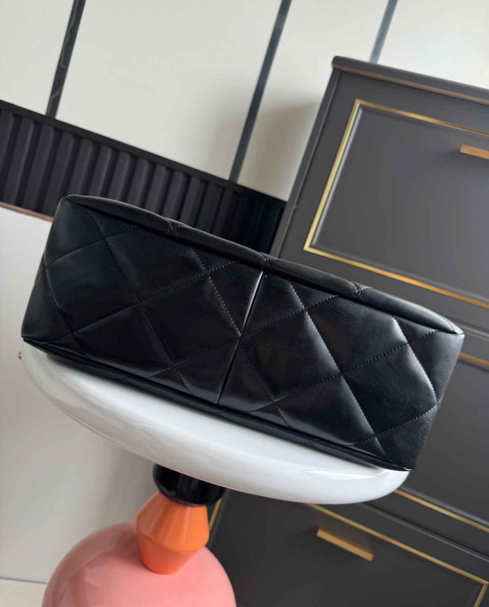 Chanel Quilted Shopping Bag with Chain