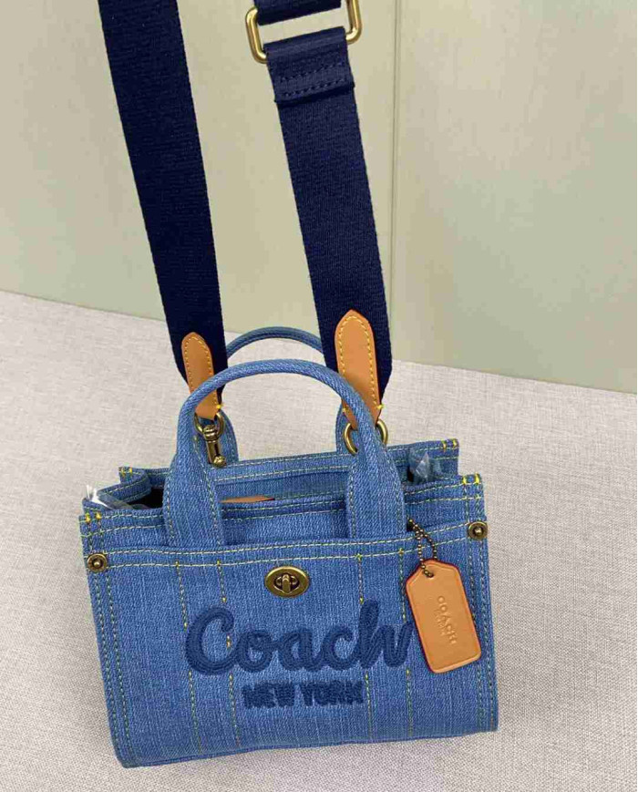 Coach Mini Denim Tote