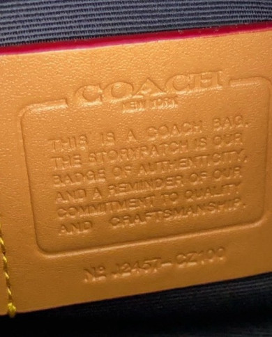 Coach Mini Denim Tote