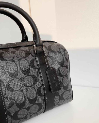 Coach Signature Patch Duffle 27