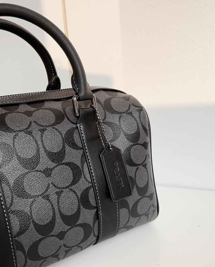 Coach Signature Patch Duffle 27