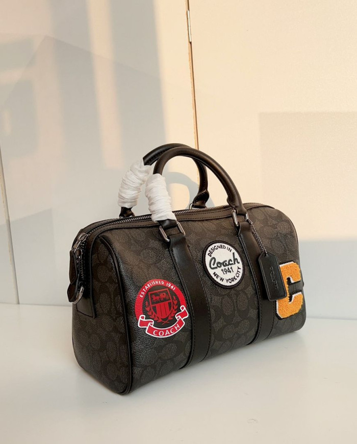 Coach Signature Patch Duffle 27