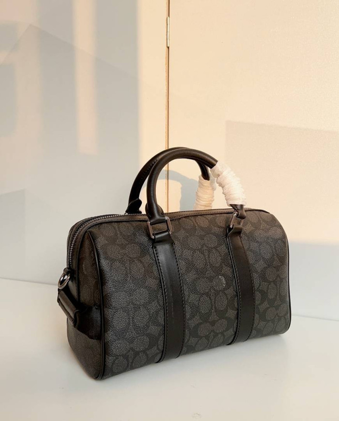 Coach Signature Patch Duffle 27