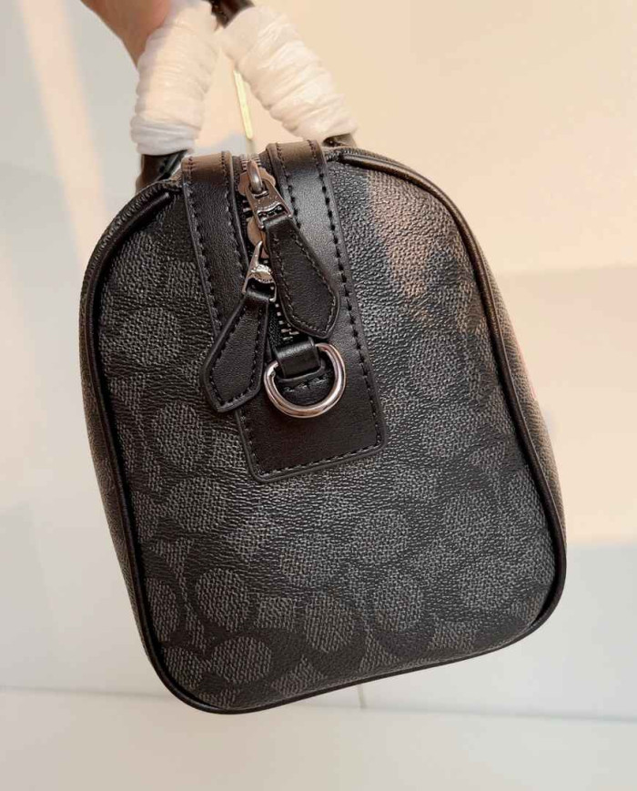 Coach Signature Patch Duffle 27