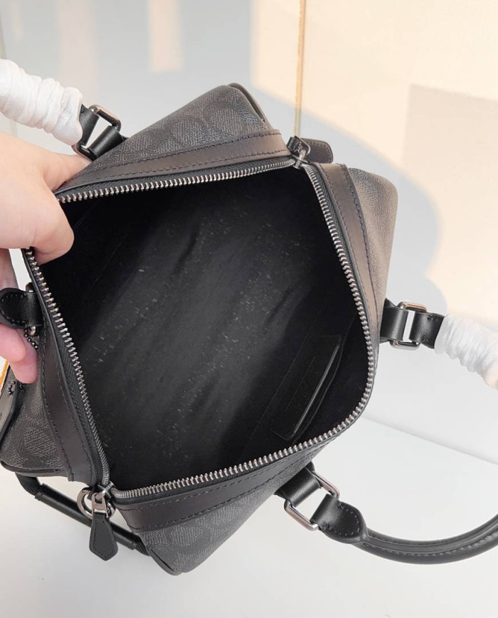 Coach Signature Patch Duffle 27