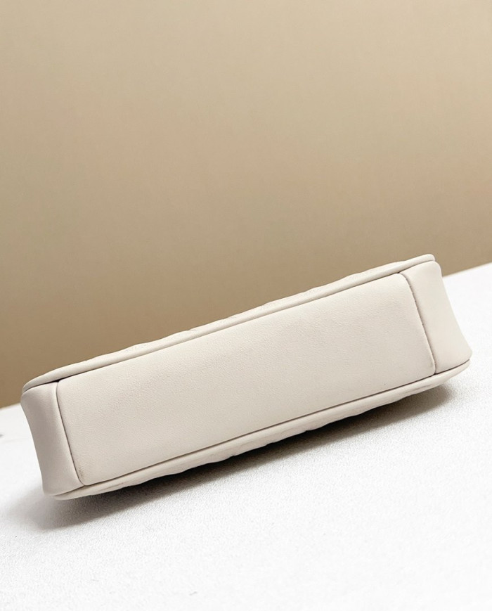 Coach Embossed Chain Baguette