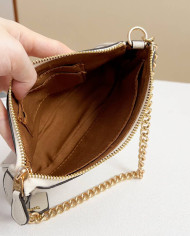 Coach Embossed Chain Baguette