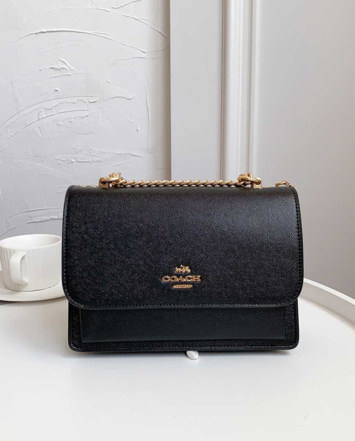 Coach Leather Chain Crossbody Bag