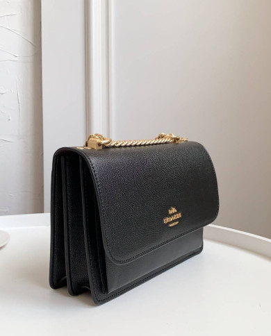 Coach Leather Chain Crossbody Bag