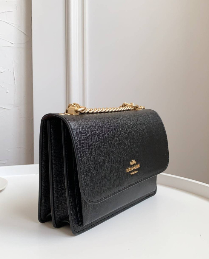 Coach Leather Chain Crossbody Bag