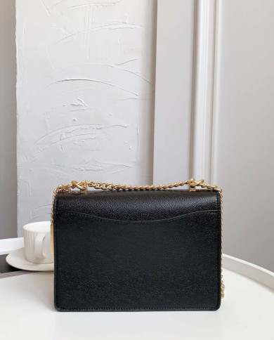 Coach Leather Chain Crossbody Bag