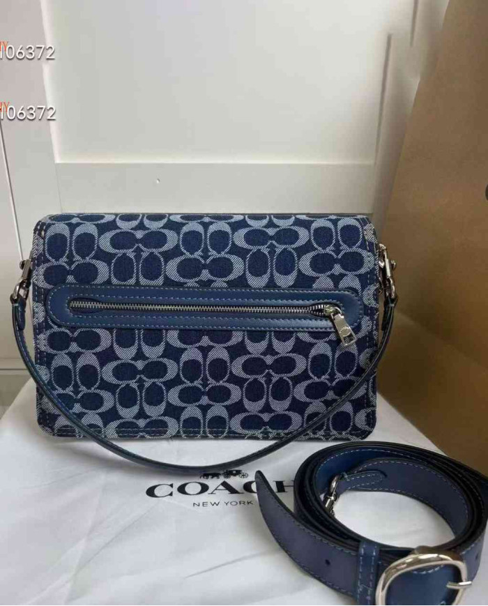 Coach Denim Tabby Chain Shoulder Bag