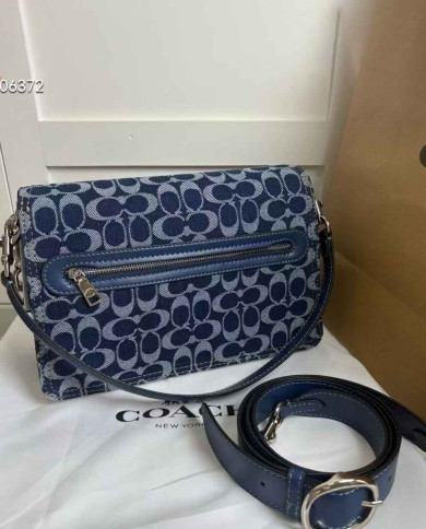 Coach Denim Tabby Chain Shoulder Bag