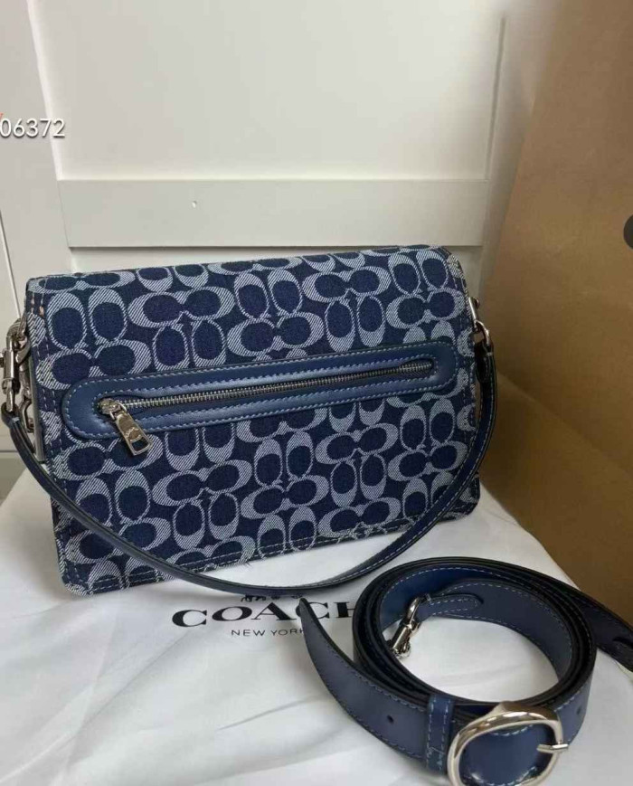 Coach Denim Tabby Chain Shoulder Bag