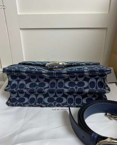 Coach Denim Tabby Chain Shoulder Bag