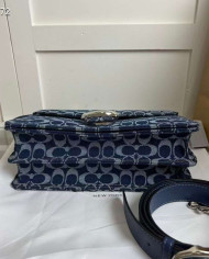 Coach Denim Tabby Chain Shoulder Bag