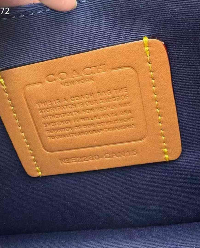 Coach Denim Tabby Chain Shoulder Bag