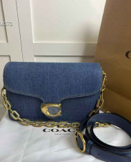 Coach Denim Tabby Chain Shoulder Bag