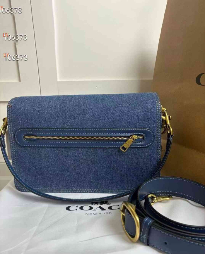 Coach Denim Tabby Chain Shoulder Bag