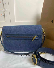 Coach Denim Tabby Chain Shoulder Bag