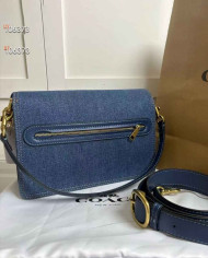 Coach Denim Tabby Chain Shoulder Bag