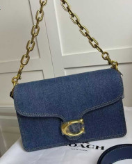 Coach Denim Tabby Chain Shoulder Bag