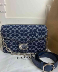 Coach Denim Tabby Chain Shoulder Bag