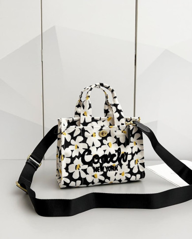 Coach Floral Print Cargo Tote
