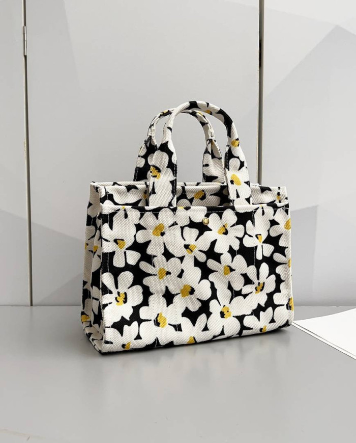 Coach Floral Print Cargo Tote