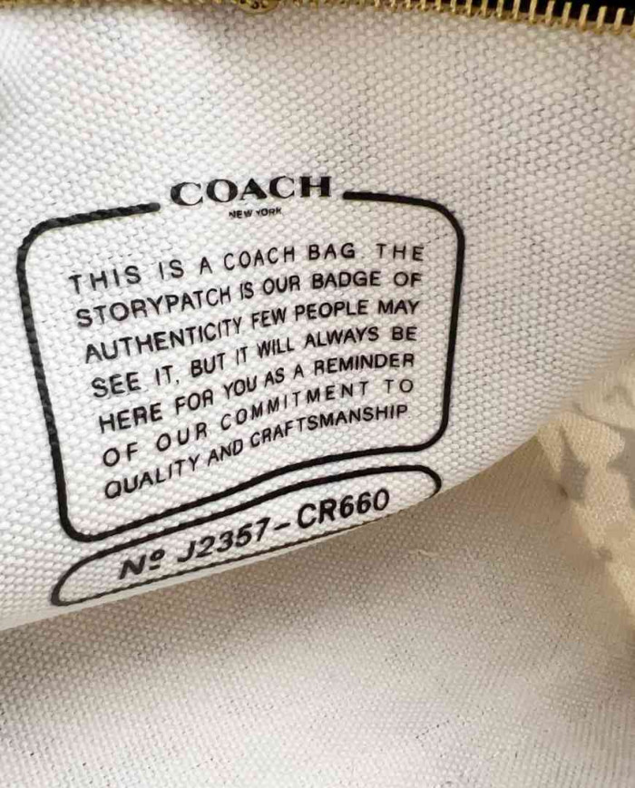Coach Floral Print Cargo Tote