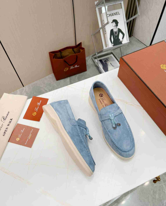 Loro Piana Suede Loafers