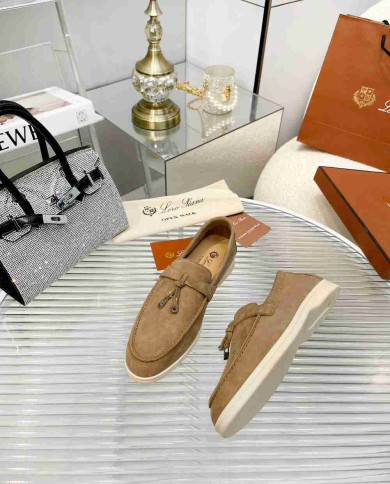 Loro Piana Suede Loafers