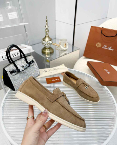 Loro Piana Suede Loafers