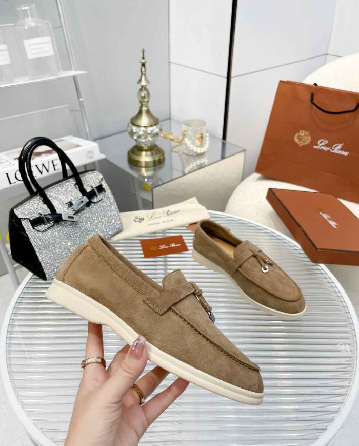 Loro Piana Suede Loafers