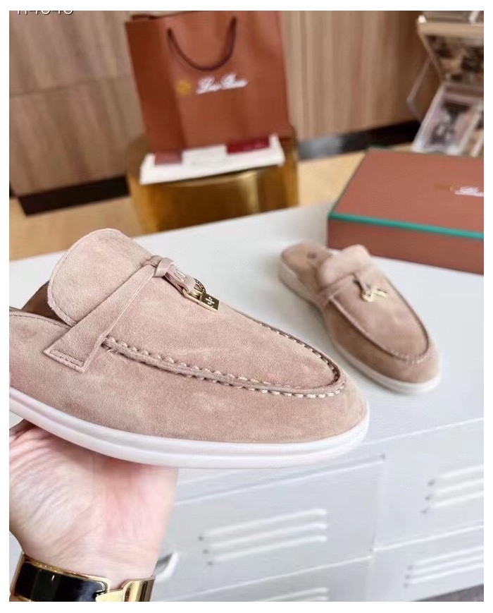 Loro Piana Suede Mules