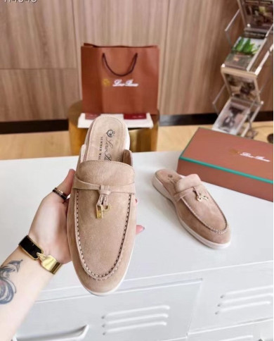 Loro Piana Suede Mules