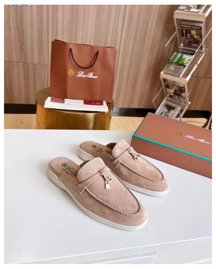 Loro Piana Suede Mules