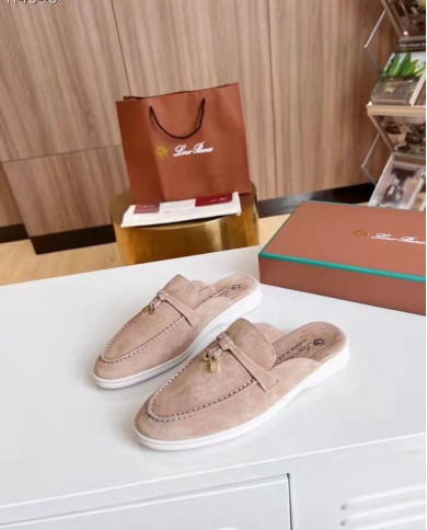 Loro Piana Suede Mules